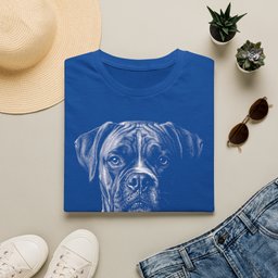 Boxer Engraved T Shirt Gift For Dog Lover