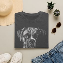 Boxer Engraved T Shirt Gift For Dog Lover