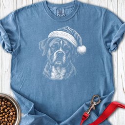Boxer Christmas Premium Tee Gift For Dog Lover