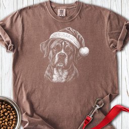 Boxer Christmas Premium Tee Gift For Dog Lover