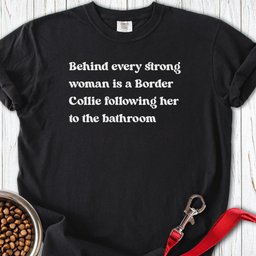 Border Collie Strong Woman Premium Tee Gift For Women