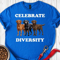 Celebrate Diversity T Shirt Gift For Dog Lover