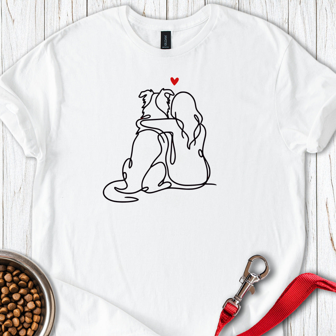 Border Collie Girl T Shirt Gift For Dog Lover