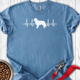 Border Collie Heartbeat Premium Tee Gift For Dog Lover