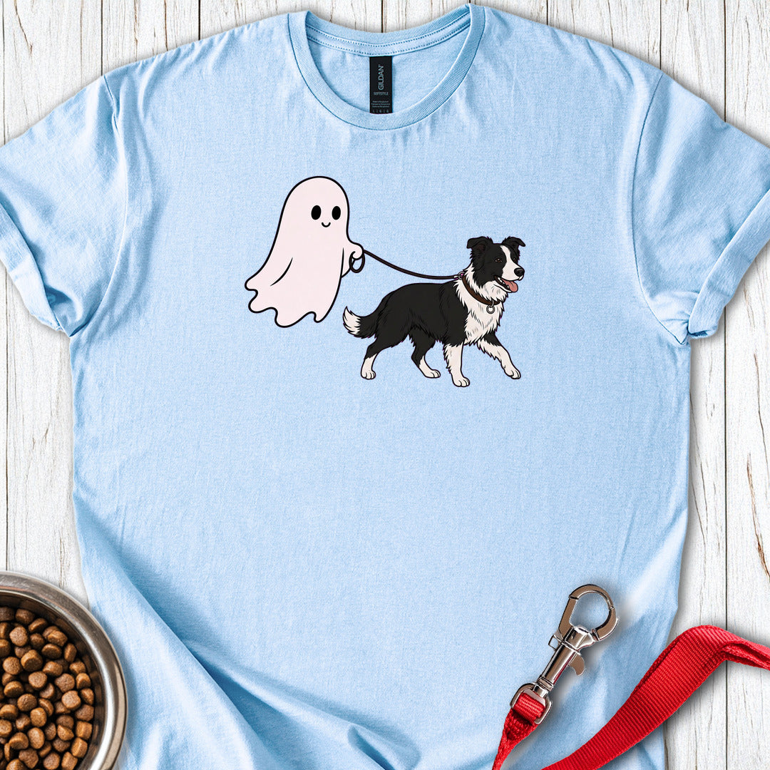 Border Collie Ghost T Shirt Gift For Dog Lover