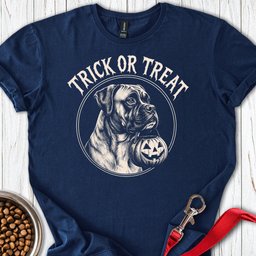 Boxer Trick Or Treat Halloween T Shirt Gift For Dog Lover