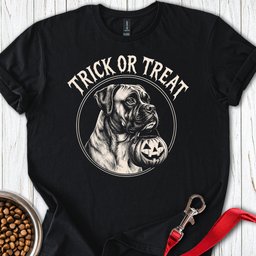 Boxer Trick Or Treat Halloween T Shirt Gift For Dog Lover