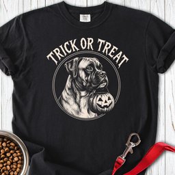 Boxer Trick Or Treat Halloween Premium Tee Gift For Dog Lover