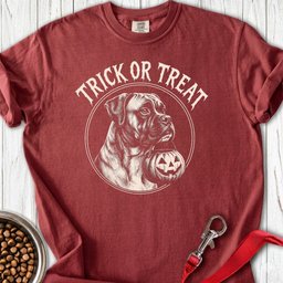 Boxer Trick Or Treat Halloween Premium Tee Gift For Dog Lover