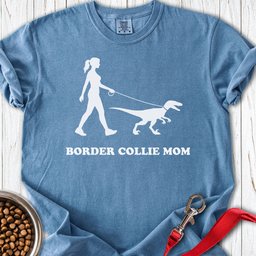 Border Collie Mom Premium Tee Gift For Mom