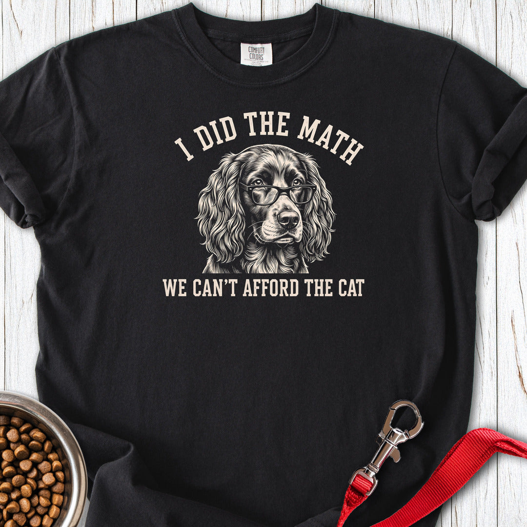 Boykin Spaniel I Did The Math Premium Tee Gift For Dog Lover