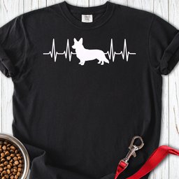 Cardigan Welsh Corgi Heartbeat Premium Tee Gift For Dog Lover
