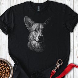 Cardigan Welsh Corgi Portrait T Shirt Gift For Dog Lover