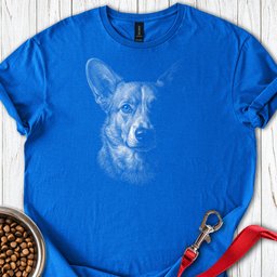 Cardigan Welsh Corgi Portrait T Shirt Gift For Dog Lover
