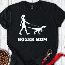 Boxer Mom T Shirt Gift For Mom
