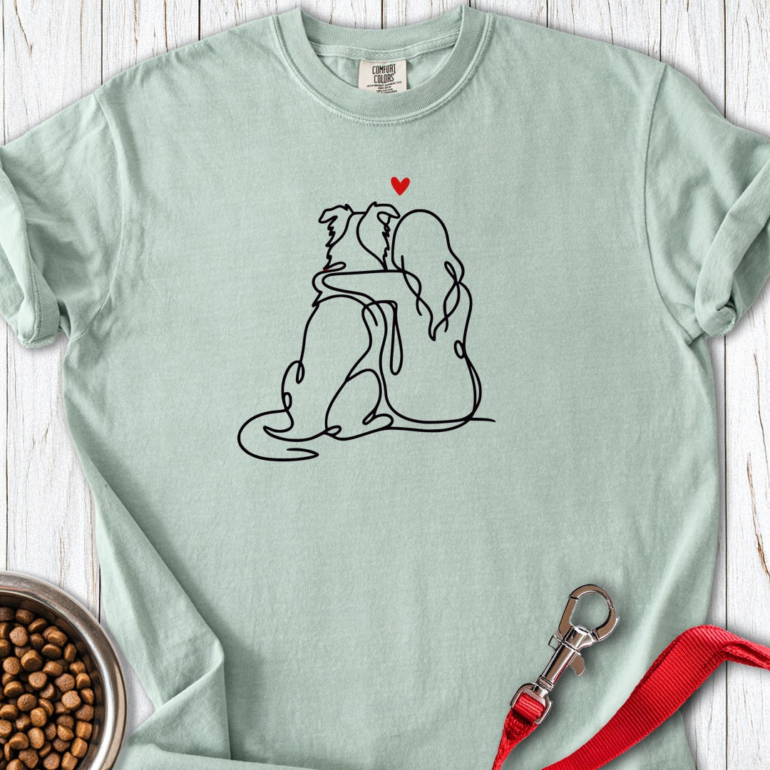 Border Collie Girl Premium Tee Gift For Dog Lover