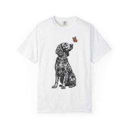 Boykin Spaniel Butterfly Premium Tee Gift For Dog Lover