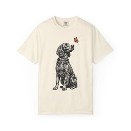 Boykin Spaniel Butterfly Premium Tee Gift For Dog Lover