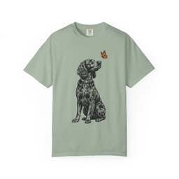 Boykin Spaniel Butterfly Premium Tee Gift For Dog Lover