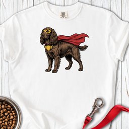 Boykin Spaniel Superhero Premium Tee Gift For Dog Lover