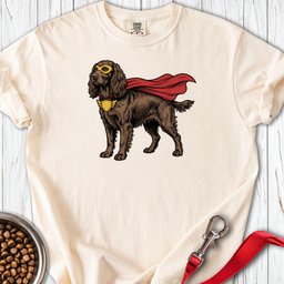 Boykin Spaniel Superhero Premium Tee Gift For Dog Lover