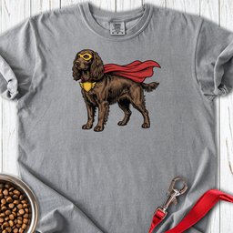 Boykin Spaniel Superhero Premium Tee Gift For Dog Lover