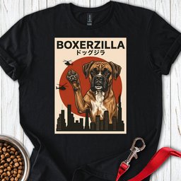 Boxerzilla T Shirt Gift For Dog Lover