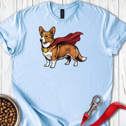 Cardigan Welsh Corgi Red Superhero T Shirt Gift For Dog Lover