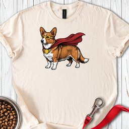 Cardigan Welsh Corgi Red Superhero T Shirt Gift For Dog Lover