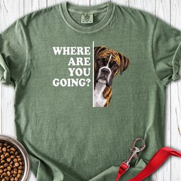 Brindle Boxer Alert Premium Tee Gift For Dog Lover