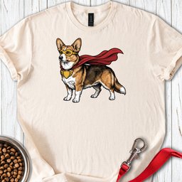 Cardigan Welsh Corgi Sable Superhero T Shirt Gift For Dog Lover