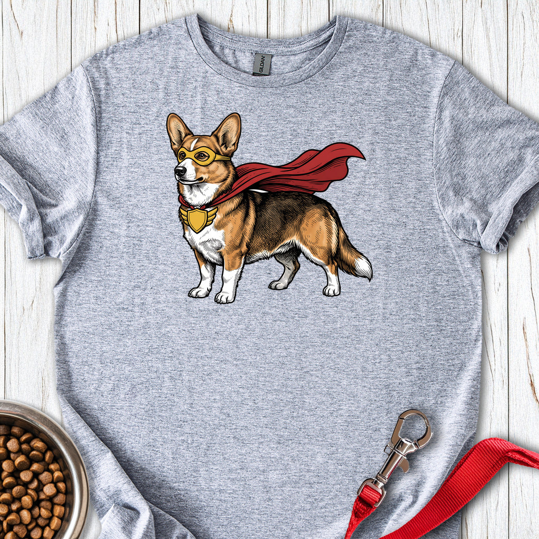 Cardigan Welsh Corgi Sable Superhero T Shirt Gift For Dog Lover
