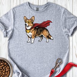 Cardigan Welsh Corgi Sable Superhero T Shirt Gift For Dog Lover
