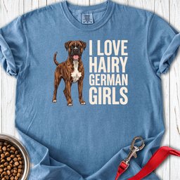 Brindle Boxer Hairy German Girls Premium Tee Gift For Dog Lover