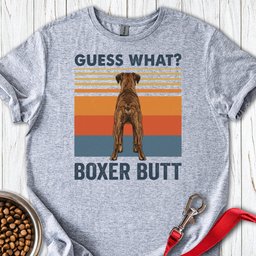 Brindle Boxer Butt T Shirt Gift For Dog Lover