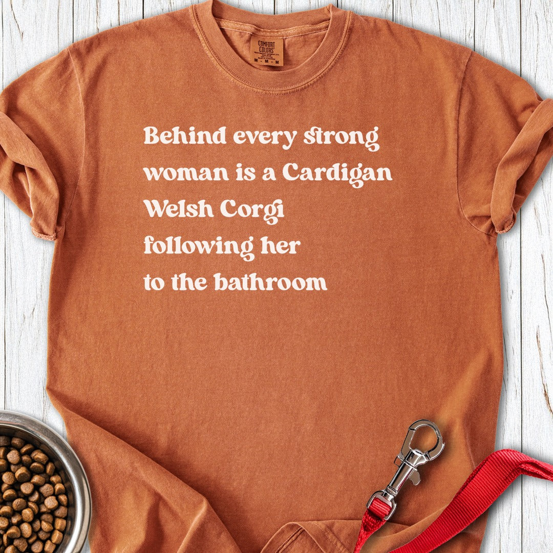 Cardigan Welsh Corgi Strong Woman Premium Tee Gift For Women