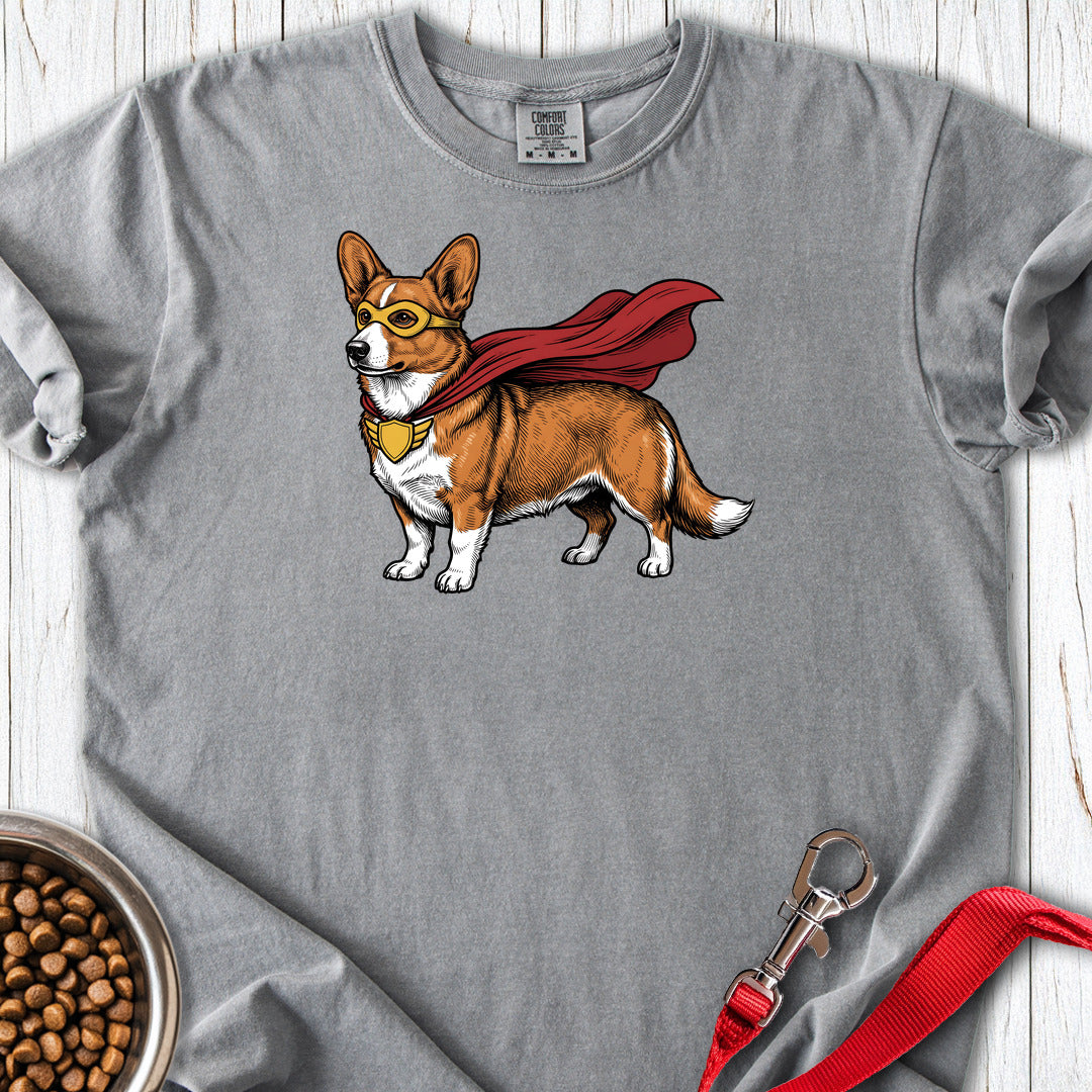 Cardigan Welsh Corgi Red Superhero Premium Tee Gift For Dog Lover