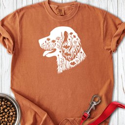 Boykin Spaniel Flowers Premium Tee Gift For Dog Lover