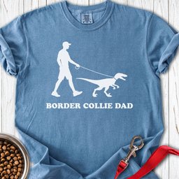 Border Collie Dad Premium Tee Gift For Dad