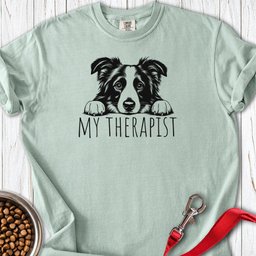 Border Collie Therapist Premium Tee Gift For Dog Lover