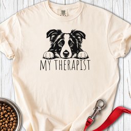 Border Collie Therapist Premium Tee Gift For Dog Lover