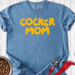 Cocker Mom Premium Tee Gift For Mom