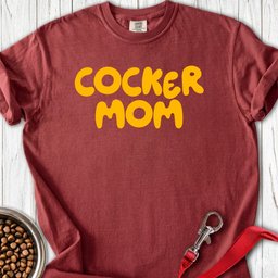 Cocker Mom Premium Tee Gift For Mom