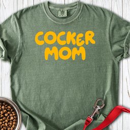 Cocker Mom Premium Tee Gift For Mom