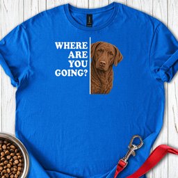 Chesapeake Bay Retriever Where Are You Going T Shirt Gift For Dog Lover