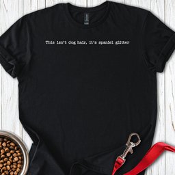 Cocker Spaniel Glitter T Shirt Gift For Dog Lover
