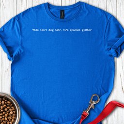 Cocker Spaniel Glitter T Shirt Gift For Dog Lover