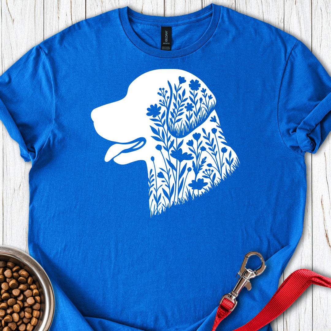Chesapeake Bay Retriever Flowers T Shirt Gift For Dog Lover