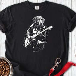 Chesapeake Bay Retriever Guitar Premium Tee Gift For Dog Lover