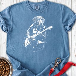 Chesapeake Bay Retriever Guitar Premium Tee Gift For Dog Lover